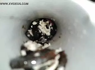 She playfully teases her pussy with an oreo in this fetish scene.