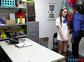 I watched Officer Tommy pound her with real cock