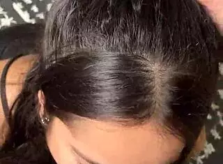 cute submissive girlfriend suckin monster cock sloppy blowjob... oops.