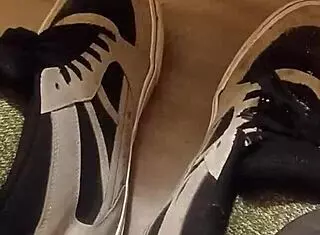 friend trashes my sneakers hard