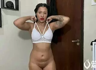Latina Slut Takes Cum In Mouth!