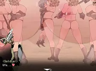 soldier yume-same crushed in tall femdom face sitting