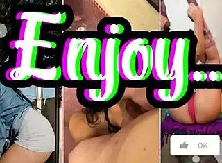 skinny brunette, big ass, shakin’ it with panties stuck, damn!