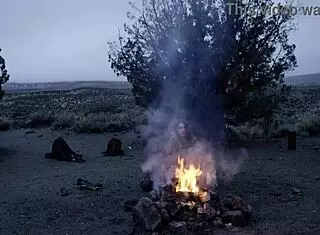 Fantasy Baremaidens Get Wild At The Campfire. Public Masturbation And Cum Scenes Included!