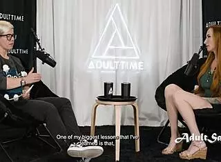 Intriguing Podcast With Gorgeous Redhead Sophia Locke