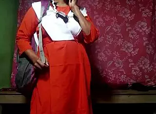 Teacher bends over hot Desi student for doggystyle fuck in class.