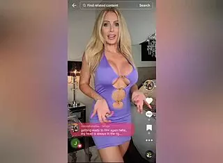 TikTok Crush Gives Fat Blonde Babe Blowjob