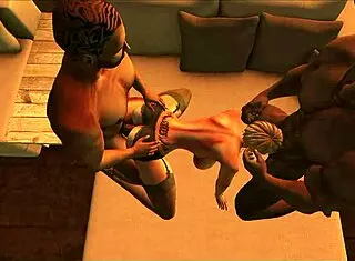 cuckold wife enjoys interracial cock in her ass