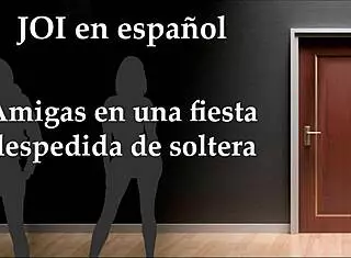 I want you at our party with my four hot amigas, jerk off now