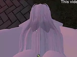 Fucking a girl in the park on Roblox! 😏