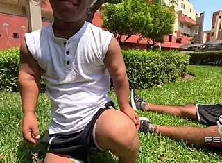 Mini trainer makes desperate latina bbw shake her big ass