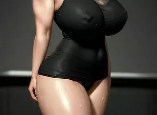 ai generated sexy model big tits 😘