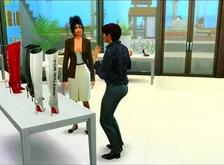 Cinderella Milf Hardcore Fucking In A Shoe Store