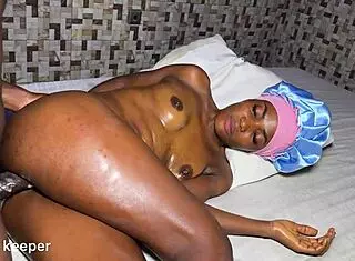 Why’s this ebony slut getting such a pounding?