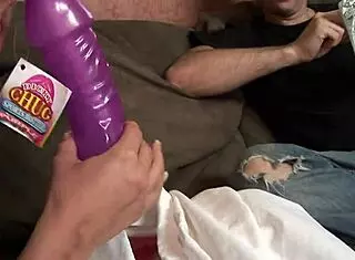 Amateur Housewife's Wet Pussy Drenched in Quick Christmas Bang.