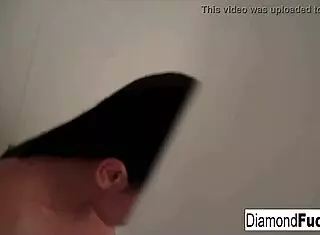 diamond gets wet in the shower