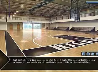 Playing a game in the classroom after class