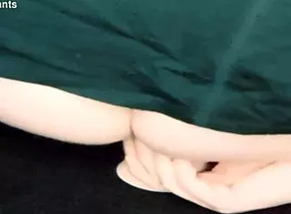 Trans woman rides dildo with toys and crossdressing elements