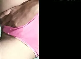 My cousin records herself in amateur masturbation and sends the video