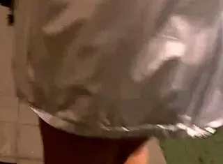 i show my little pussy and small tits in public with mini skirt no panties