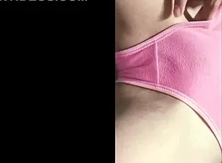 My cousin records herself in amateur masturbation and sends the video