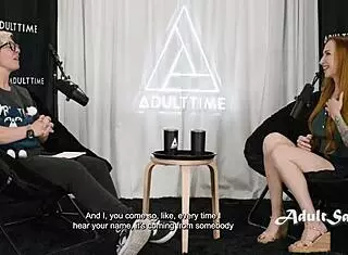 Intriguing Podcast With Gorgeous Redhead Sophia Locke