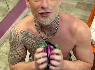 Friend Gives Ass To Bodybuilder Roommate