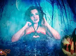 Ghostly ghoulfriend says jerk off for me