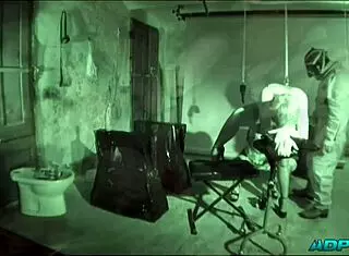 2 cocks 2 pussies strapon in dungeon orgy 😈