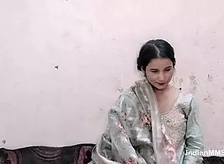 Skinny Indian Bhabhi Gives Hot Blowjob In Rough Sex Session