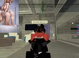 Moth gets drilled by huge futa cock