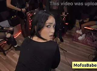 Wow, nia bleu fucks brett maker backstage!