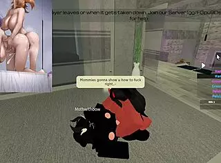 Moth gets drilled by huge futa cock