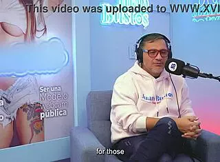 latina gigidamessco hints at getting her wet pussy vibrated by fuckmachine on podcast