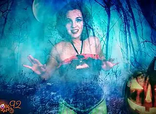 Ghostly ghoulfriend says jerk off for me