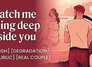 my girlfriend takes my big cock deep in her ass with dirty talk