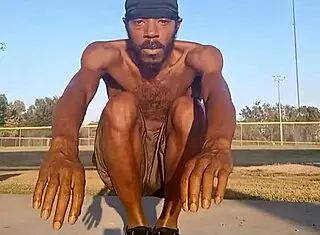 beautiful cute brunette teacher in dorm tastes the air after workout with uncle and husband