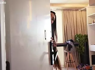 Interracial BBC slams tight ass and wet pussy hard