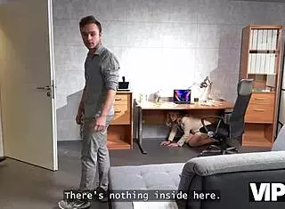 busty blonde karina king uses her big fake boobs to pay off debt