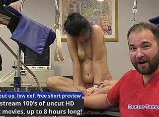 Dr. Tampa examines Raya Nguyen's body