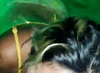 Latina Whore Sucking Dick in Pool, Risking Neighbor's View