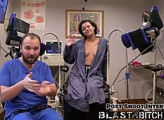 rebel wyatt's pussy gets filled with cum backstage