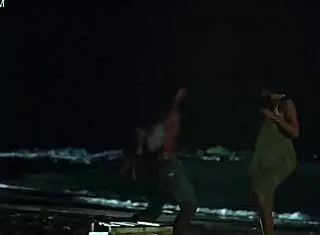 Kelly Brook Nude on Beach in Survival Island