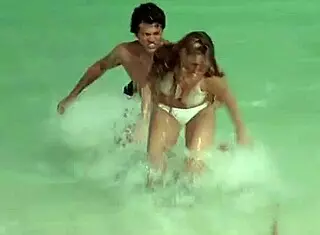 Kelly Brook Nude on Beach in Survival Island