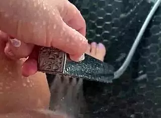 Hot Aesthetic Stepsis Moaning in Sunny Shower