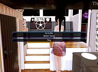 intense harem action in hotel game episode 152