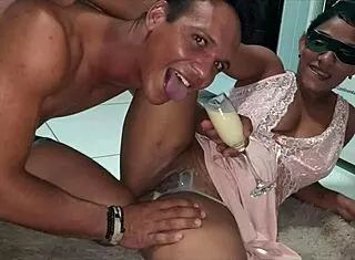 Miia Thalia Loves Sucking A Wet Pussy With Condensed Milk