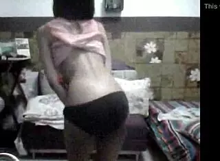 Filipina Tease Strips Down in Sexy Dance!