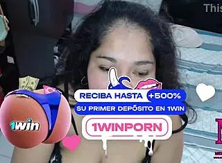 i suck my father-in-law's hairy beaver and he cums on my tits while mom is away