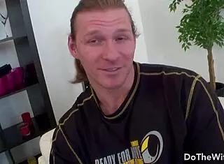 Cuckold Watches His Brunette Wife Kirshley Swoon Sucking and Fucking Intensely